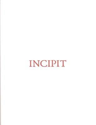 Incipit. Ediz. italiana, inglese e francese - Claudio Parmiggiani - Libro Allemandi 2020 | Libraccio.it