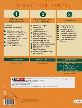 L'officina della storia. Con laboratorio e Capire il '900. Ediz. verde. Per la Scuola media. Vol. 3: Il Novecento - Antonio Brusa, Scipione Guarracino, Alberto De Bernardi - Libro Edizioni Scolastiche Bruno Mondadori 2008 | Libraccio.it