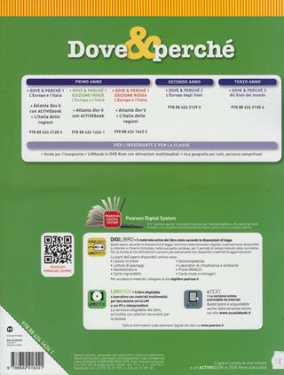 Dove e perché. Ediz. verde. Con espansione online. Vol. 1: L'Europa e l'Italia-Atlante - Carazzi, Pizzetti - Libro Edizioni Scolastiche Bruno Mondadori 2012 | Libraccio.it