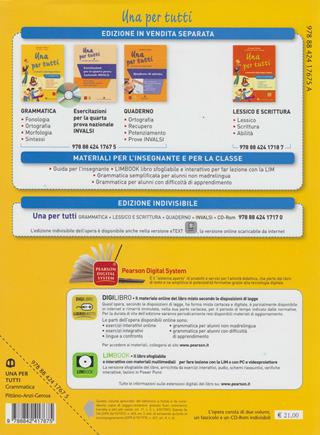 Una per tutti. Con CD-ROM. Con espansione online - Giuseppe Pittàno, Anzi, Gerosa - Libro Edizioni Scolastiche Bruno Mondadori 2011 | Libraccio.it