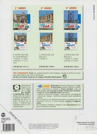 Nuovo Geolab. Con Dossier-Carte mute. Per la Scuola media. Vol. 1 - Maria Carazzi, Luisella Pizzetti - Libro Edizioni Scolastiche Bruno Mondadori 2010 | Libraccio.it