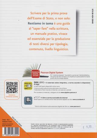 Restiamo in tema. Guida alla scrittura e alla prima prova dell'esame di Stato. Con espansione online - Giuseppe Patota, Alessio Ricci - Libro Edizioni Scolastiche Bruno Mondadori 2013 | Libraccio.it