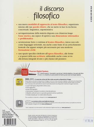 Discorso filosofico. Materiali per il docente. Vol. 1 - Fabio Cioffi - Libro Edizioni Scolastiche Bruno Mondadori 2011 | Libraccio.it