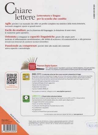 Chiare lettere. Per le Scuole superiori. Vol. 1 - Di Sacco - Libro Edizioni Scolastiche Bruno Mondadori 2012 | Libraccio.it