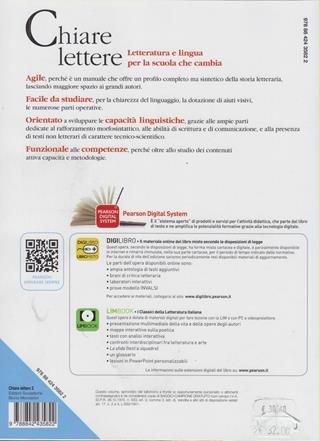 Chiare lettere. Per le Scuole superiori. Vol. 3 - Di Sacco - Libro Edizioni Scolastiche Bruno Mondadori 2012 | Libraccio.it