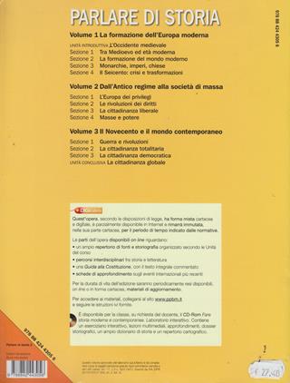 Parlare di storia. Con espansione online. Vol. 2: Dall'antico regime alla società di massa - Marco Fossati, Giorgio Luppi, Emilio Zanette - Libro Edizioni Scolastiche Bruno Mondadori 2009 | Libraccio.it