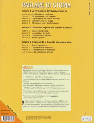 Parlare di storia. Con espansione online. Vol. 3: Il Novecento e il mondo contemporaneo - Marco Fossati, Giorgio Luppi, Emilio Zanette - Libro Edizioni Scolastiche Bruno Mondadori 2009 | Libraccio.it