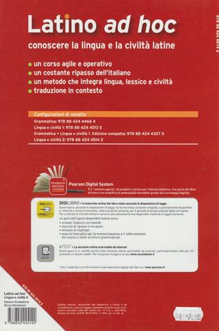 Latino ad hoc. Vol. 2: Lingua e civiltà - Angelo Diotti - Libro Edizioni Scolastiche Bruno Mondadori 2011 | Libraccio.it