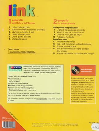 Link. Geografia dell'Italia e dell'Europa. Con atlante. Per le Scuole superiori. Vol. 1 - Cristina Tincati, Moreno Dell'Acqua - Libro Edizioni Scolastiche Bruno Mondadori 2010 | Libraccio.it