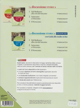 La discussione storica. Con guida allo studio. Per le Scuole superiori. Vol. 2: Il Settecento e l'Ottocento - Alberto De Bernardi, Scipione Guarracino - Libro Edizioni Scolastiche Bruno Mondadori 2009 | Libraccio.it