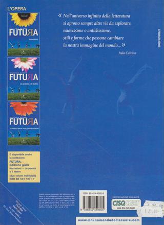 Futura. Narrazioni. - Cecilia Riccardi, Tiziana Giorgi - Libro Edizioni Scolastiche Bruno Mondadori 2006 | Libraccio.it