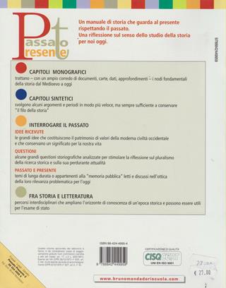 Passato presente. Vol. 2: Dall'antico regime alla società di massa - Marco Fossati, Giorgio Luppi, Emilio Zanette - Libro Edizioni Scolastiche Bruno Mondadori 2006 | Libraccio.it