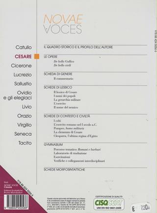Novae voces. Cesare. Per i Licei e gli Ist. magistrali - Martino Menghi, Massimo Gori - Libro Edizioni Scolastiche Bruno Mondadori 2007 | Libraccio.it