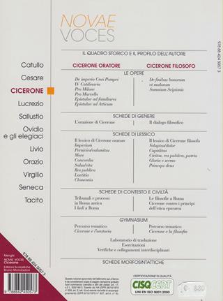 Novae voces. Cicerone. Per i Licei e gli Ist. magistrali - Martino Menghi, Massimo Gori - Libro Edizioni Scolastiche Bruno Mondadori 2007 | Libraccio.it