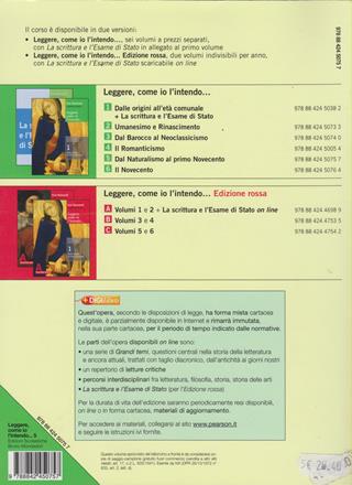 Leggere, come io l'intendo. Per le Scuole superiori. Vol. 5: Dal naturalismo al primo Novecento - Ezio Raimondi, G. Mario Anselmi, Loredana Chines - Libro Edizioni Scolastiche Bruno Mondadori 2010 | Libraccio.it