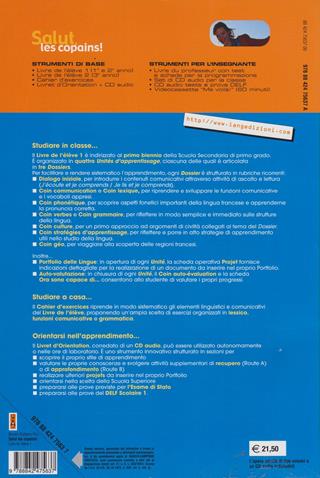 Salut, les copains! Livre de l'élève. Con livret d'orientation. Con CD. Vol. 1 - Rossella Bruneri, Béatrice Durbano, Manuela Vico - Libro Lang 2005 | Libraccio.it