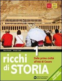 Ricchi di storia. Con geografia. Con espansione online. Dalle prime civiltà alla crisi della Repubblica romana - Marco Fossati, Giorgio Luppi - Libro Edizioni Scolastiche Bruno Mondadori 2011 | Libraccio.it