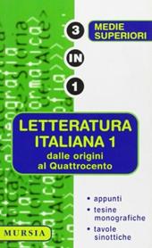 Letteratura italiana. Vol. 1