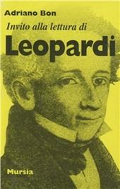 Invito alla lettura di Giacomo Leopardi