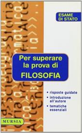 Per superare la prova di filosofia