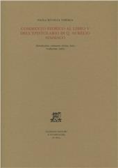 Commento storico al libro IV dell'Epistolario di Quinto Aurelio Simmaco