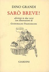 Sarò breve! Aforismi in due versi
