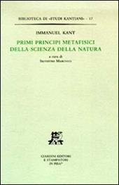 Primi principi metafisici della scienza della natura