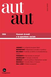 Aut aut. Vol. 386: Hannah Arendt e la questione sociale