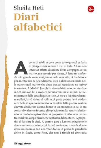Diari alfabetici - Sheila Heti - Libro Il Saggiatore 2026, La cultura | Libraccio.it
