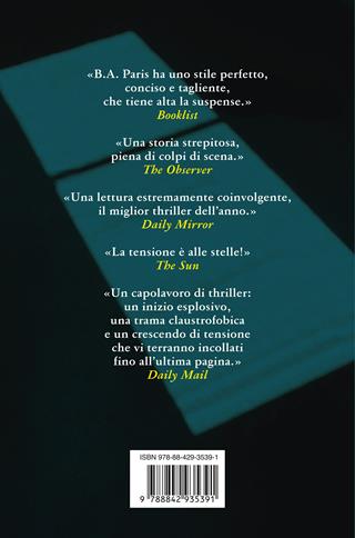 La reclusa - B. A. Paris - Libro Nord 2023, Narrativa Nord | Libraccio.it