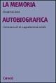 La memoria autobiografica. Conoscenza di sé e appartenenze sociali - Giovanna Leone - Libro Carocci 2001, Università | Libraccio.it