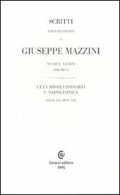 Scritti editi ed inediti. Ediz. francese. Vol. 6: L'età rivoluzionaria e napoleonica. Note ed appunti.