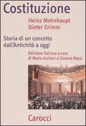 Costituzione. Storia di un concetto dall'antichità a oggi