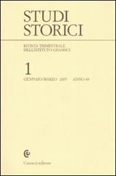 Studi storici (2007). Vol. 1