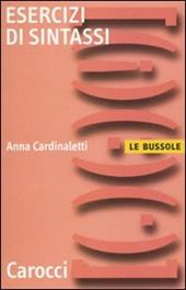 Esercizi di sintassi