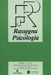 Rassegna di psicologia (2012). Vol. 2