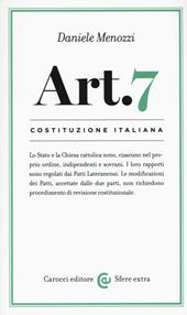 Costituzione italiana: articolo 7