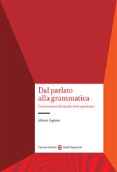 Dal parlato alla grammatica