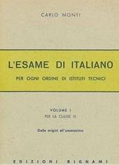 L' esame di italiano. Vol. 1