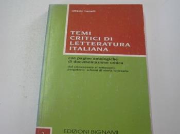 Temi critici di letteratura italiana. Vol. 2 - Alfredo Menetti - Libro Bignami 1996 | Libraccio.it