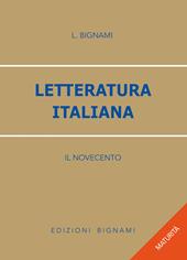 Letteratura italiana. Il Novecento