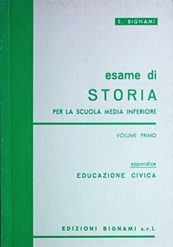 Esame di storia. Vol. 1 - Ernesto Bignami - Libro Bignami 1996 | Libraccio.it