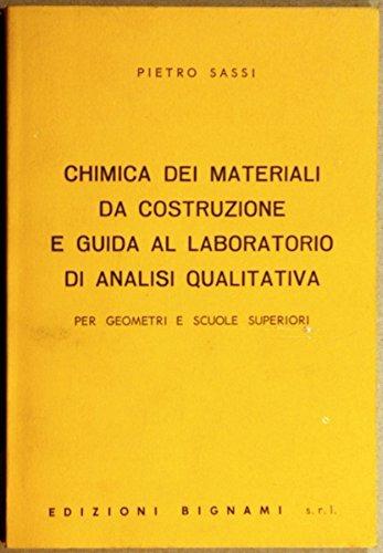 Chimica dei materiali da costruzione - Pietro Sassi - Libro Bignami 1996 | Libraccio.it