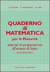 Quaderno di matematica per la maturità