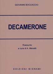 Decamerone. Riassunto dell'opera di Giovanni Boccaccio