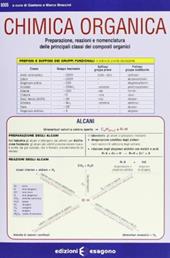 Chimica organica. Preparazione, reazioni e nomenclatura delle principali classi dei composti organici.