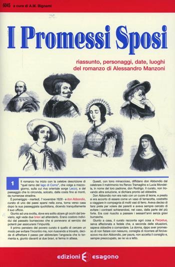 I Promessi sposi. Riassunto, personaggi, date, luoghi  - Libro Esagono 1997 | Libraccio.it