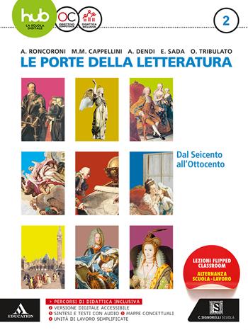 Le porte della letteratura. Con e-book. Con espansione online. Vol. 2: Dal '600 all' '800 - Angelo Roncoroni, Elena Sada, SADA ELENA - Libro Carlo Signorelli Editore 2017 | Libraccio.it