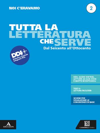 Noi c'eravamo. Tutta la letteratura che serve. Mappe, schemi, sintesi e testi a lettura facilitata. Con e-book. Con espansione online. Vol. 2  - Libro Carlo Signorelli Editore 2021 | Libraccio.it