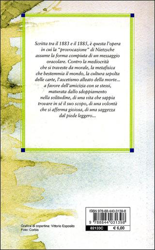 Così parlò Zarathustra - Friedrich Nietzsche - Libro Demetra 2006, Nuovi acquarelli | Libraccio.it